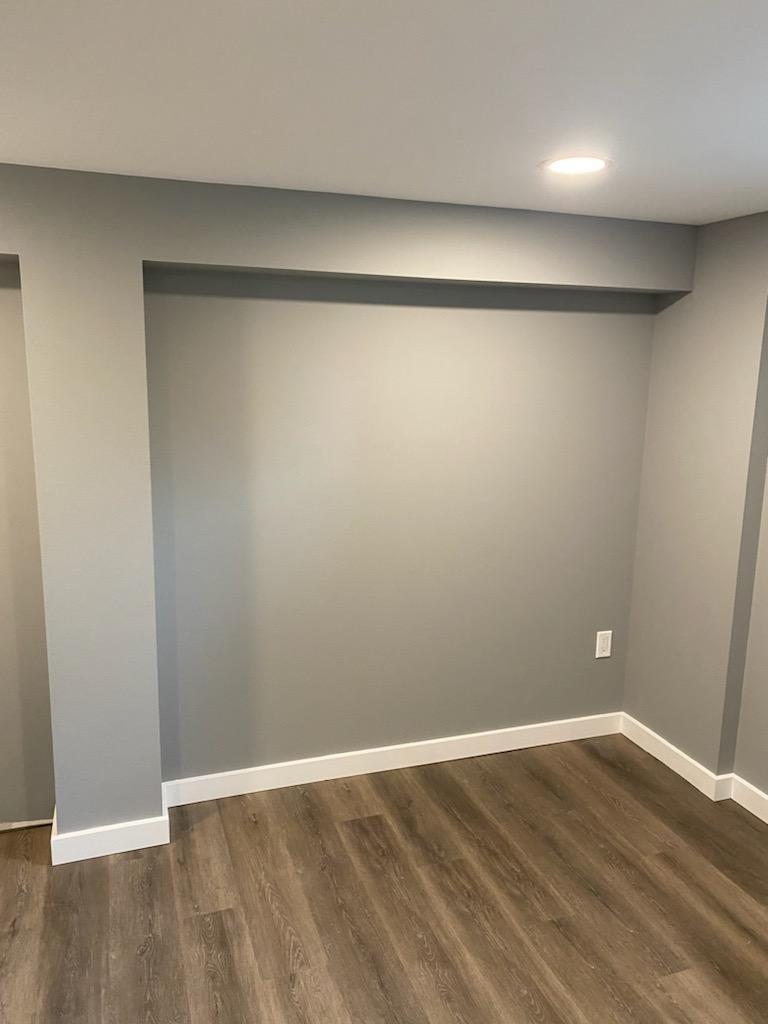 Interior painting with surface prep and clean lines